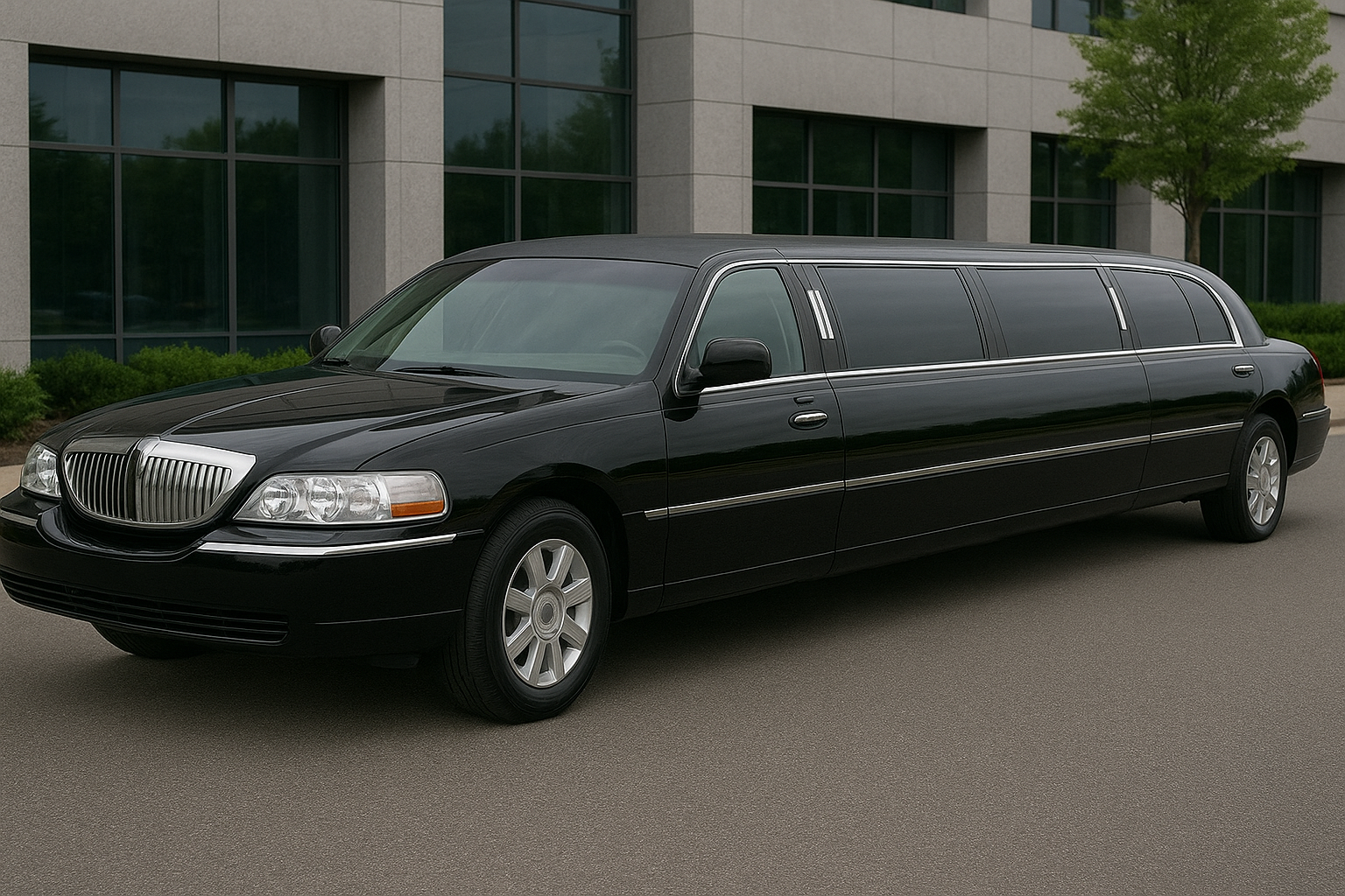 Stretch limousine for weddings and special events